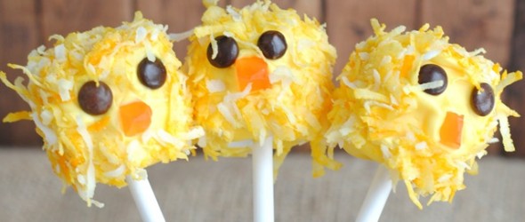 Cute Easter Chick Pops Featured
