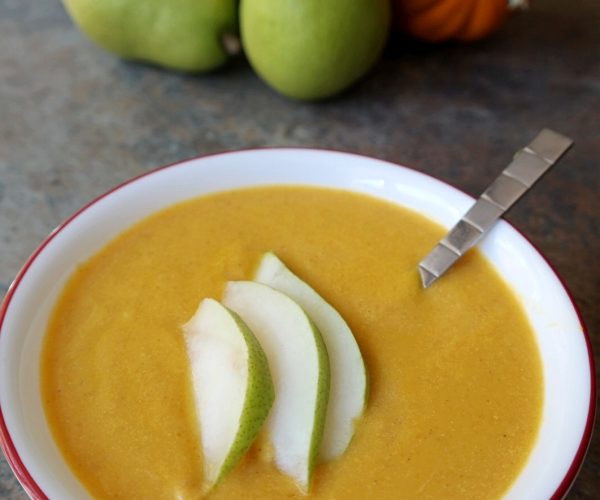 Pear & Pumpkin Soup Featured
