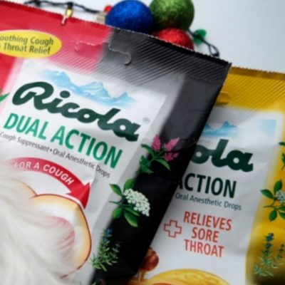 Soothing Post Holiday Sore Throats & Coughs With Ricola Dual Action Drops