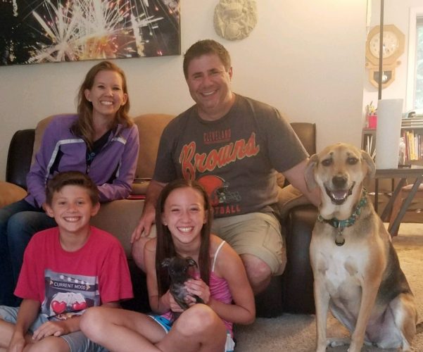 Family Pic With Pups 2 Wired 2 Tired